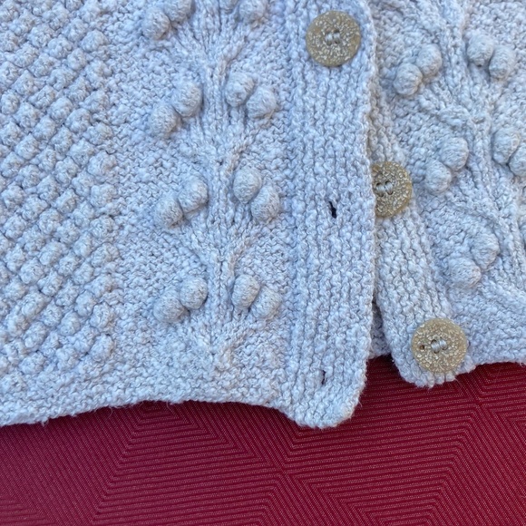 Deidre McGuire Cream Cardigan - Cotton/Linen Size M (approx) - Picture 8 of 13